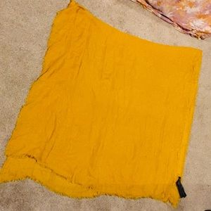 ZARA - beautiful GOLD womens SCARF - LARGE